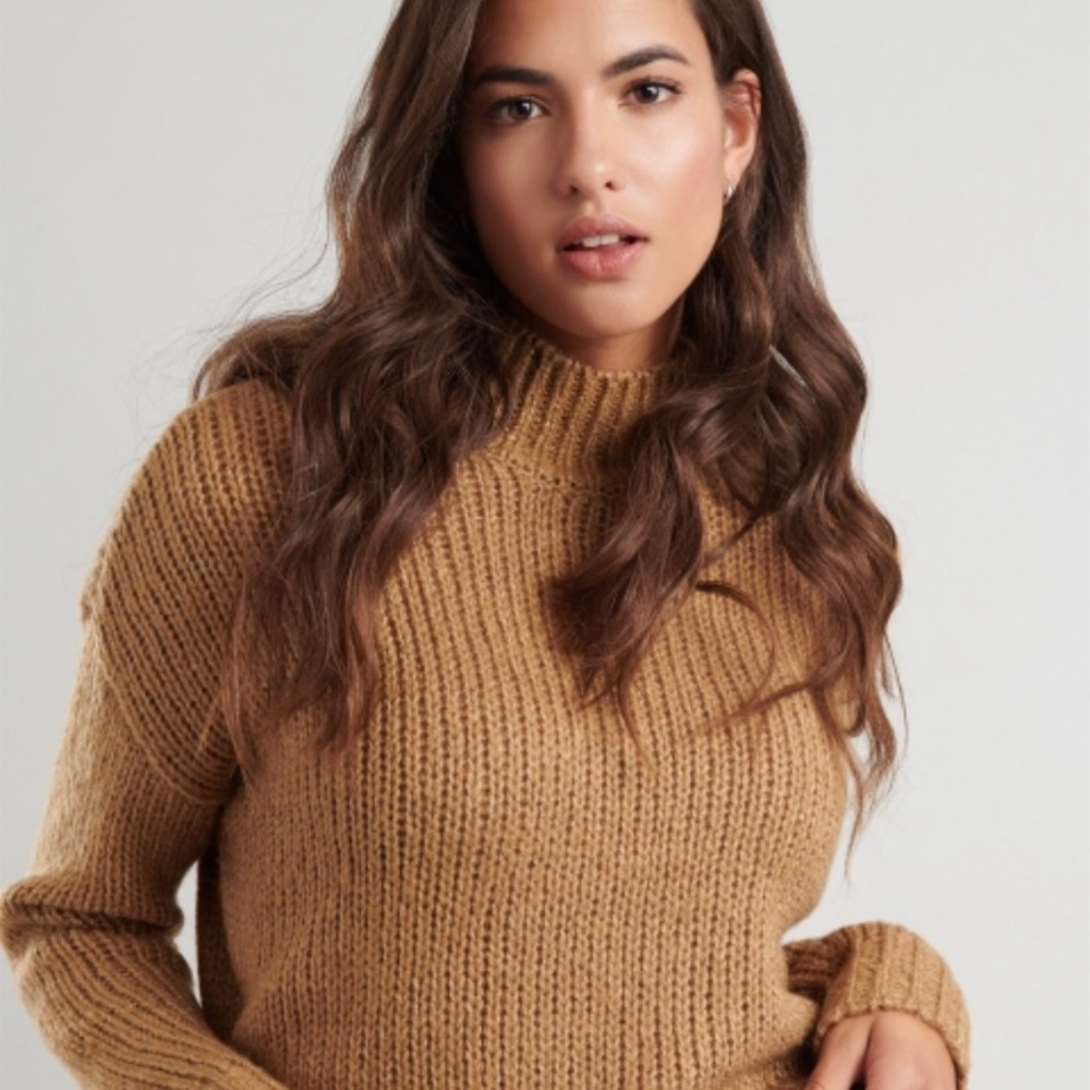 BRAND NEW W/ TAG Garage Mock Neck Sweater - Picture 3 of 5